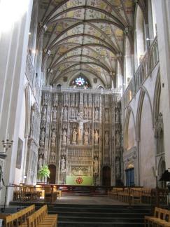 Down the nave